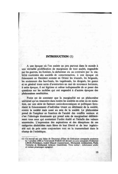 Les marginaux dans les recits picaresques arabes et espagnols