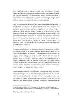 Web campagne présidentielle française de 2012 : Innovations et échecs