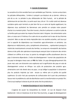 Production des vivriers biologiques et leurs commercialisations