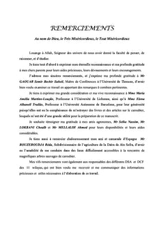 Le Caroubier dans le Nord-ouest de l'Algérie