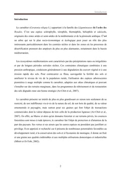 Le Caroubier dans le Nord-ouest de l'Algérie