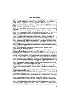 Etude des ressources en eau souterraine de la depression piezometrique