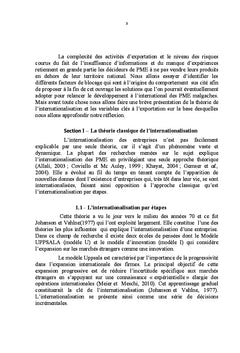 Internationalisation : un defi pour les PME
