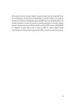 Impacts du PROCOTON sur l'acces et le controle des ressources