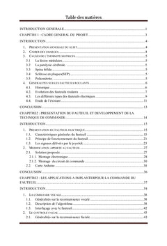 Techniques de commandes vocale, faciale et par Internet d'un fauteuil