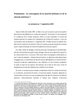 Terrorisme, guerre, securite interieure, securite exterieure