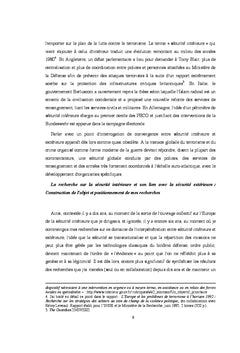 Terrorisme, guerre, securite interieure, securite exterieure