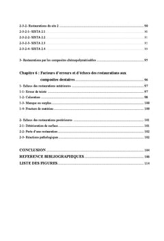 Approche biofonctionnelle et esthetique des restaurations au composite