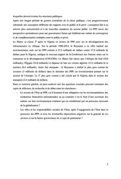 PPP Cas du Maroc