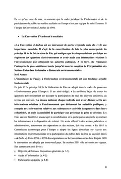 Information et participation du public en matiere nucleaire en europe