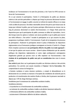 Information et participation du public en matiere nucleaire en europe