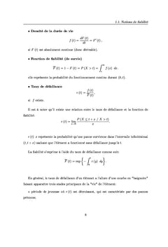 Lois non parametriques de survie et leurs applications