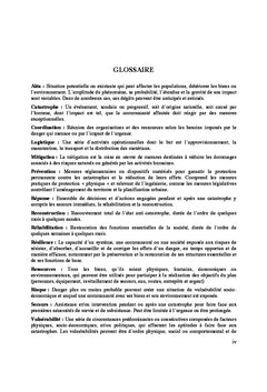 Reflexion pour la gestion des risques et des catastrophes A Madagascar