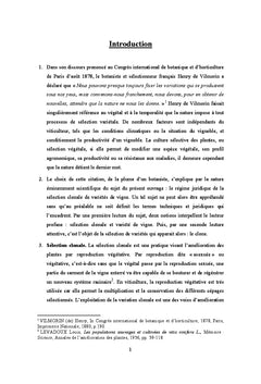 Le régime juridique de la sélection clonale de variétés de vigne