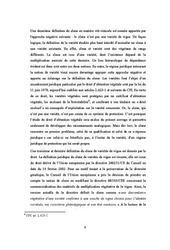 Le régime juridique de la sélection clonale de variétés de vigne