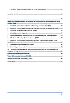 L'Academie marocaine des etudes diplomatiques