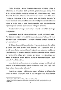 Le roman marocain d'expression française: Domination du socio-realisme