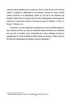 Le roman marocain d'expression française: Domination du socio-realisme