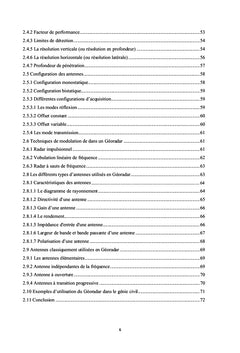 Identification de barre de ferraillage par inspection au Georadar