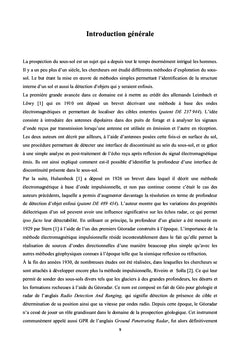 Identification de barre de ferraillage par inspection au Georadar