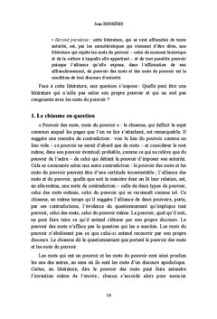 Pouvoir des mots - mots du pouvoir