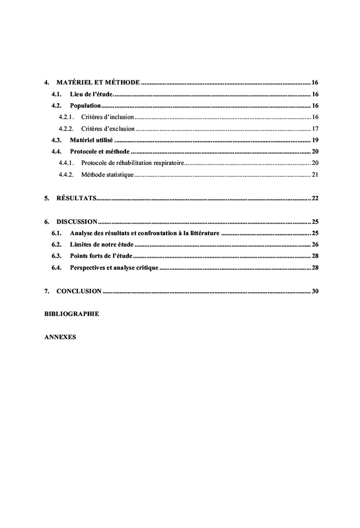Impact de la réhabilitation respiratoire sur la qualité de vie du BPCO
