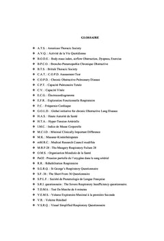 Impact de la réhabilitation respiratoire sur la qualité de vie du BPCO