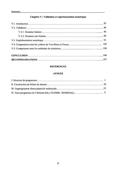 Analyse non linéaire des plaques Reissner-Mindlin