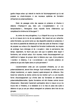 Accompagnement mediactif et alternances presencielles/distancielles