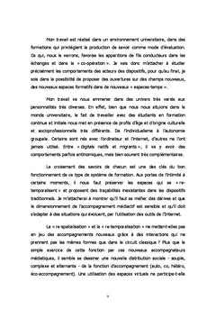 Accompagnement mediactif et alternances presencielles/distancielles