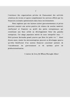 Accès des micros entrepreneurs aux services offerts par les IMF à Goma