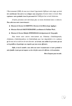 Impact du changement climatique sur le perimetre irrigue de l'Ikopa
