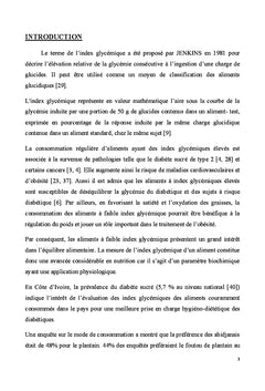 Index glycemique du foutou de plantain mUr A la sauce graine