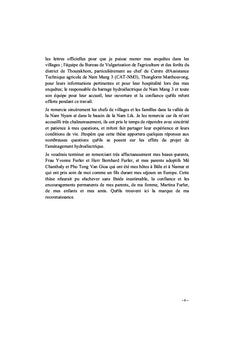 Evaluation de l'impact socio-economique en aval