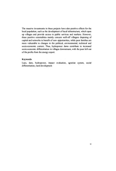 Evaluation de l'impact socio-economique en aval