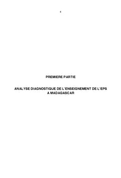 Perspective d'amelioration de la qualite de l'enseignement de l'ePS