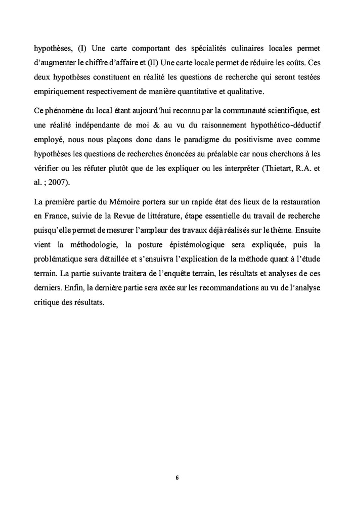 Le patrimoine culinaire local: une voie pour accroître sa rentabilité