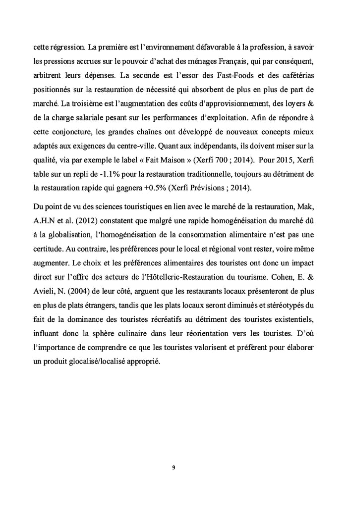 Le patrimoine culinaire local: une voie pour accroître sa rentabilité