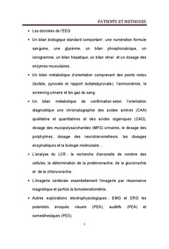 Epilepsie dans les maladies neuro-metaboliques