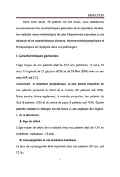 Epilepsie dans les maladies neuro-metaboliques