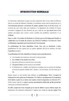 Etude d'un plancher chauffant d'un hammam traditionnel