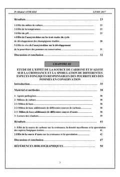 Maladies de post-recolte des pommes