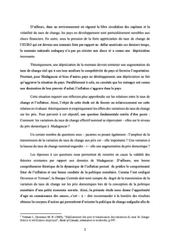 L'incidence de la fluctuation du TCeN sur le prix