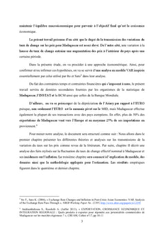 L'incidence de la fluctuation du TCeN sur le prix