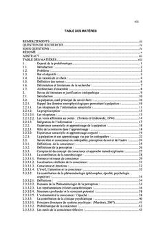 Palpation et conscience en ostéopathie
