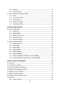 Identification de systeme sur la base du modele de Hammerstein