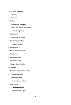 Identification de systeme sur la base du modele de Hammerstein