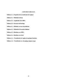 Identification de systeme sur la base du modele de Hammerstein