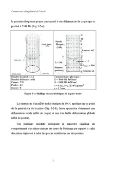 Comportement dynamique des pièces à parois minces en usinage
