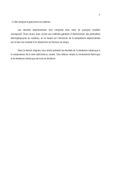 Matériaux locaux - caractérisations physico-chimique et thermique